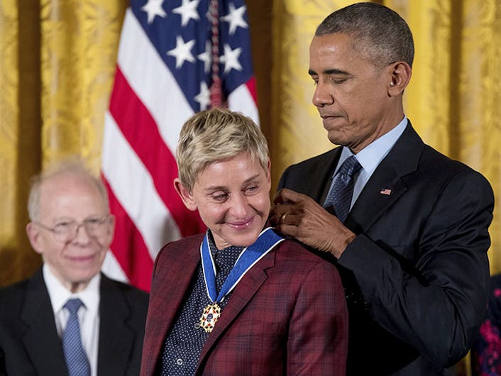 Obama Awards Ellen Degeneres Medal Of Freedom Even Though She Did This 