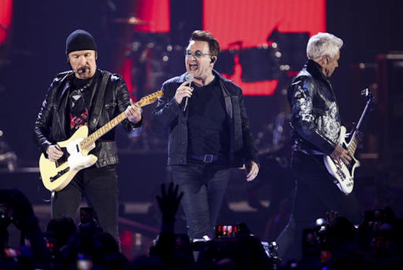 The Edge, Bono, Adam Clayton u2