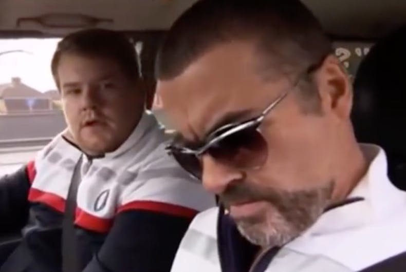 george-michael-james-corden Watch: George Michael was James Corden’s first ‘carpool karaoke’ guest in 2011