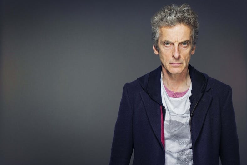 Peter Capaldi throws Doctor Who shade at British prime minister