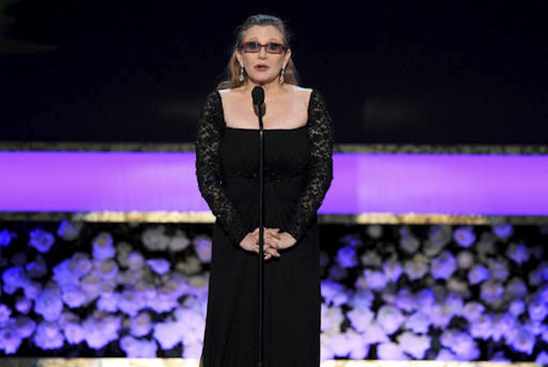 Carrie Fisher Actress and author Carrie Fisher dies at age 60