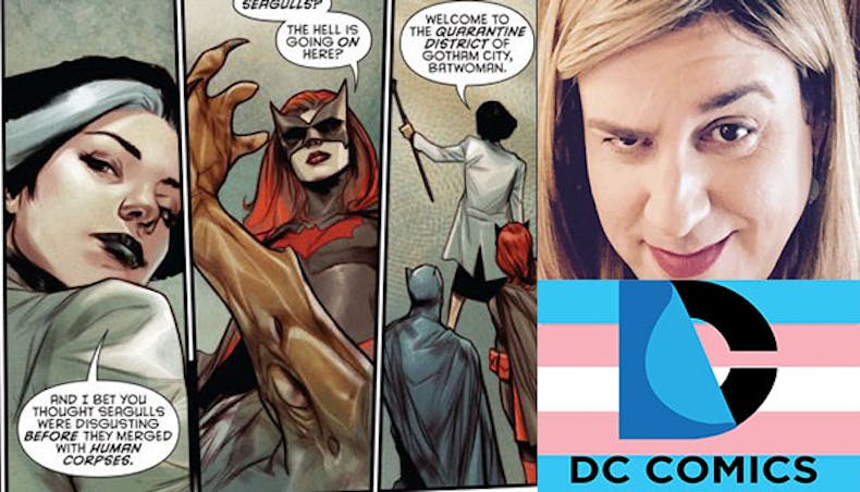 Gotham City Gay Porn - BAM! Batman revealed as transgender ally & DC comics writer ...