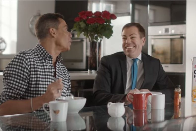 Kellogg's couple kellogg's gay couple commercial