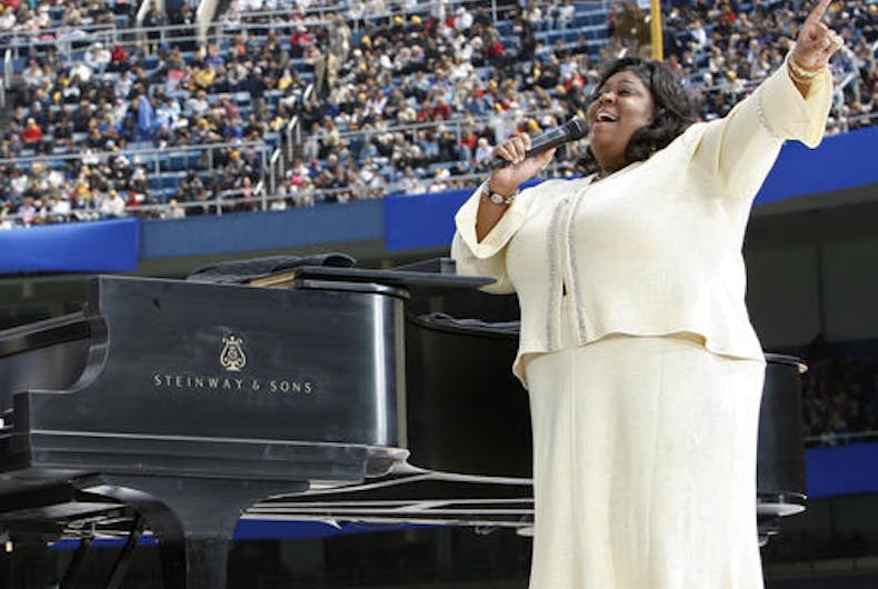Music Burrell Gays Gospel singer Kim Burrell loses radio and TV shows after homophobic tirade