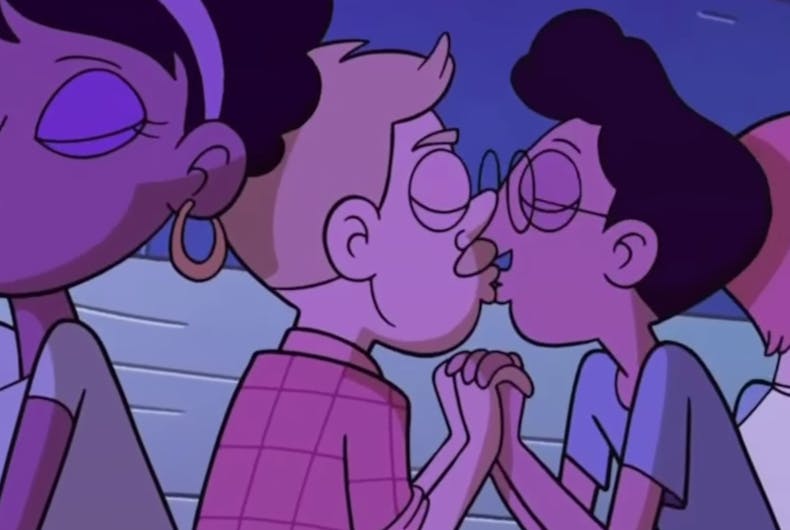 Two guys kissed on a Disney Channel cartoon & it was no big deal