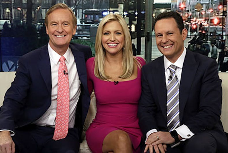Ainsley Earhardt,Steve Doocy,Brian Kilmeade Sucking up to Donald Trump wins ‘Fox & Friends’ huuuuge ratings and retweets