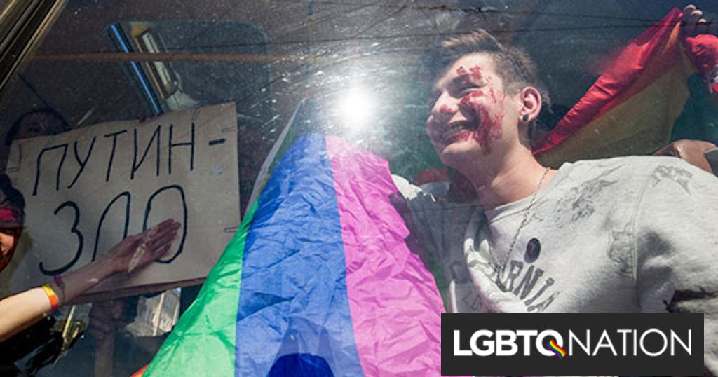 Russia Arrests Lgbtq Activists Protesting Chechen Crackdown On Gay Men Lgbtq Nation