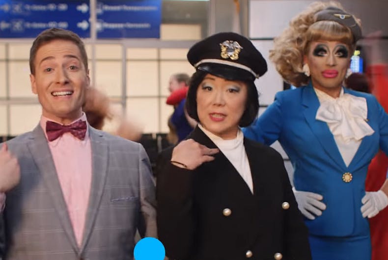 randy-orbitz Randy Rainbow stars in new Orbitz ad with Margaret Cho & Bianca Del Rio