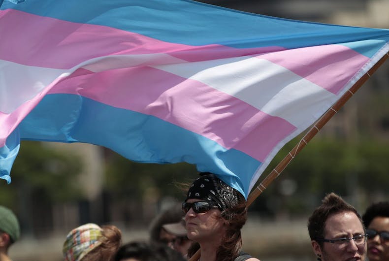 trans-flag Transgender pride flag