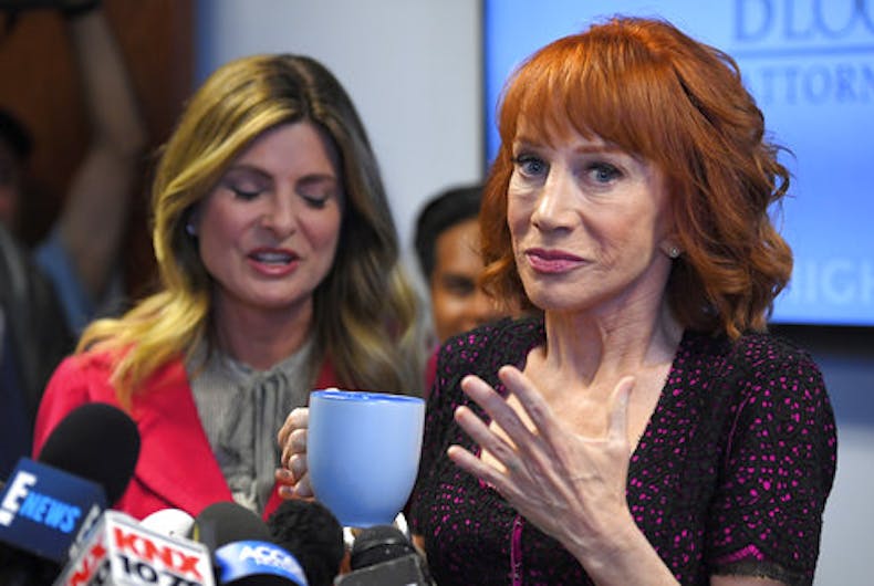 Kathy Griffin says the Trumps are ‘trying to ruin my life forever’
