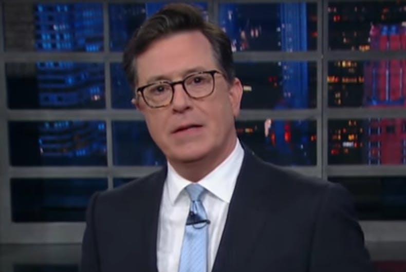 colbert1 Stephen Colbert makes fun of Jeff Sessions for talking to hate group