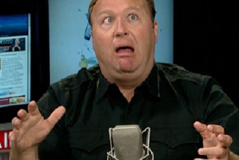 AlexJones01 Right wing nut Alex Jones tells trans Trump supporter that transgender people are fat & ugly