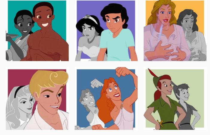 Artist reimagines Disney characters as transgender & it’s perfect