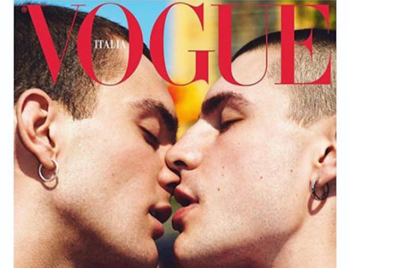 vogue gay kiss