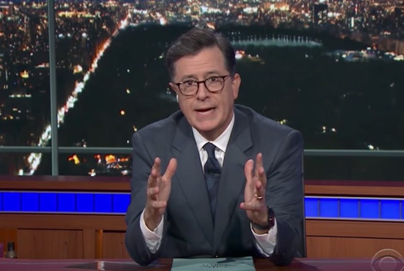 Stephen Colbert destroys ‘the world’s most powerful toddler’