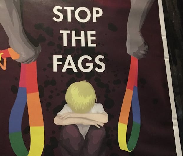 Homophobes Distribute ‘stop The Fs Flyers As Hate Speech Runs
