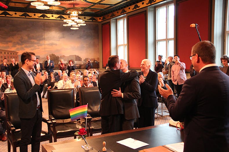 Watch As This Gay Couple Becomes The First To Marry In