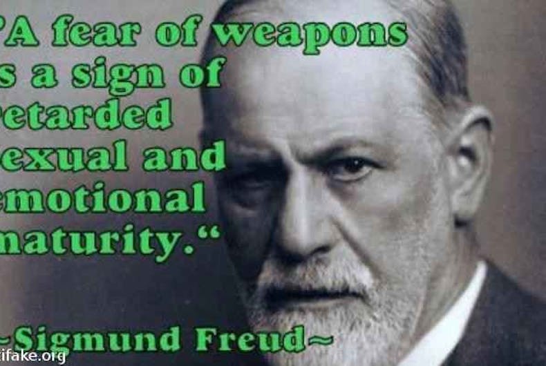 fear-guns-freud-fake How the gun lobby turned a fake quote from Sigmund Freud into a rallying cry
