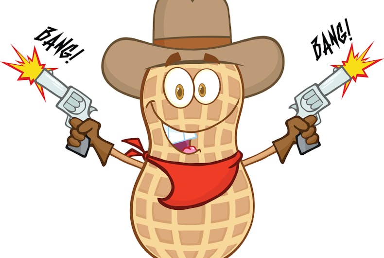 peanut-gun-nuts When you mix toxic masculinity with American culture, you’ll get gun nuts every time