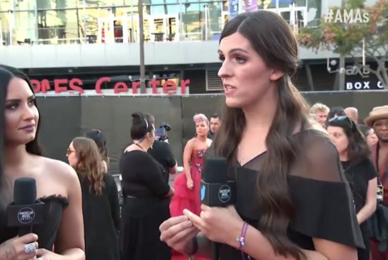 Demi-Lovato-Danica-Roem Sorry Not Sorry: Demi Lovato took trans lawmaker Danica Roem to the American Music Awards