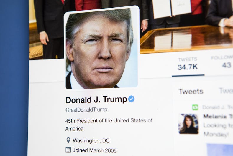 Trump-twitter Twitter blocks #bisexual with new rules, but gives Trump a pass to bully & abuse people
