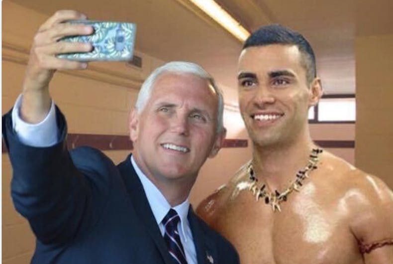 As Malaysian media tells how to spot a gay, Mike Pence gives us an example