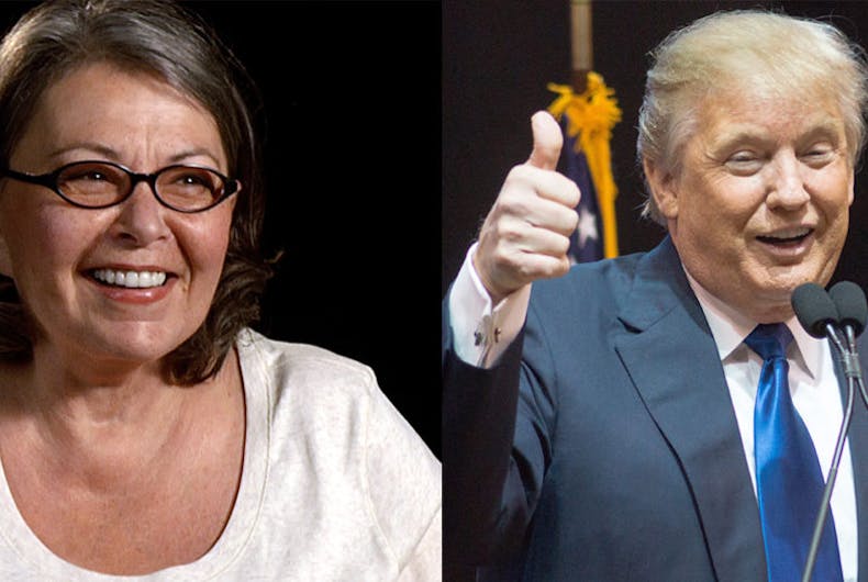 Of course Trump called Roseanne Barr to congratulate her on reboot’s