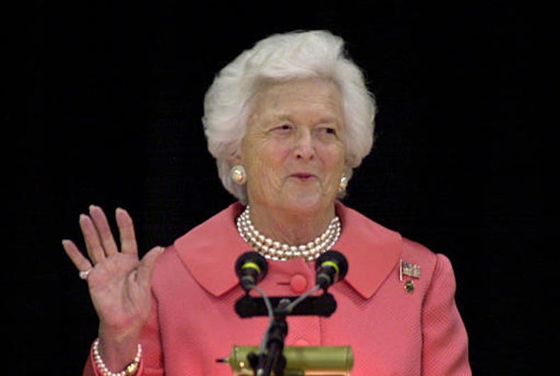 BUSH Barbara Bush sent the religious right into orbit in 1990 when she condemned LGBT bias