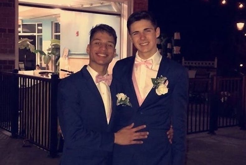 Colin-Beyers-Theodore-Vidal2 When he saw two gay teens walking the boardwalk holding hands, he knew they were targets