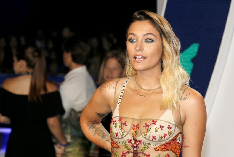 Paris Jackson at the 2017 MTV Video Music Awards held at the Forum in Inglewood, USA on August 27, 2017.