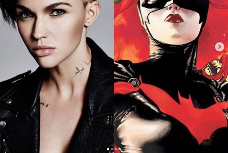 Ruby Rose says her inspiration comes from LGBTQ icons Jolie, DeGeneres & Lennox