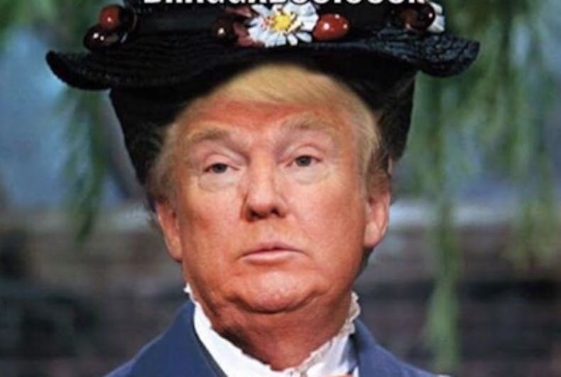 Mary-Poppins-Trump Donald Trump as Mary Poppins