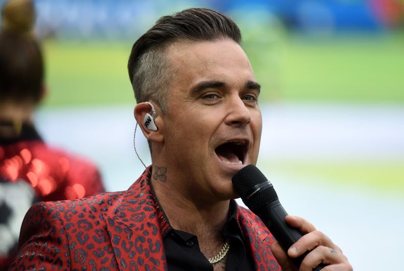 Did Robbie Williams seriously just ask this trans X Factor contestant for his birth name?