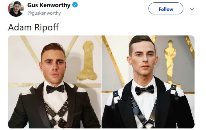 Gus Kenworthy wins Halloween with his Adam Rippon knockoff costume ...