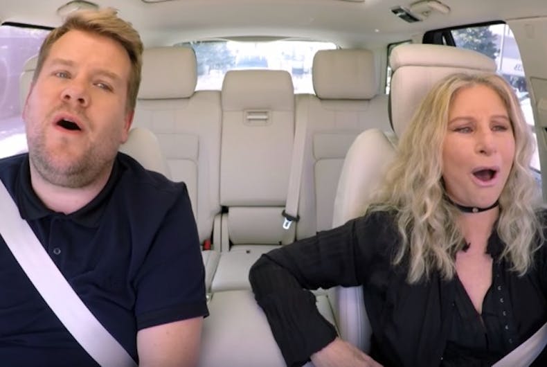 James Corden and Barbra Streisand do Carpool Karaoke