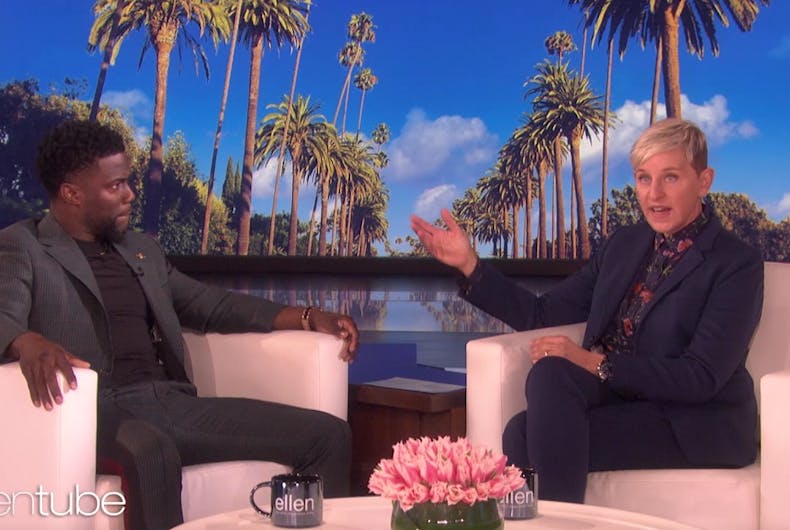 kevin-hart-ellen Kevin Hart and Ellen