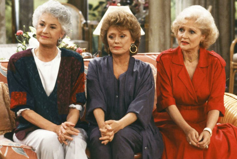 Bea Arthur, Rue McClanahan and Betty White in 