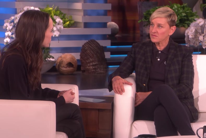 ellen-page-degeneres Ellens Degeneres and Page