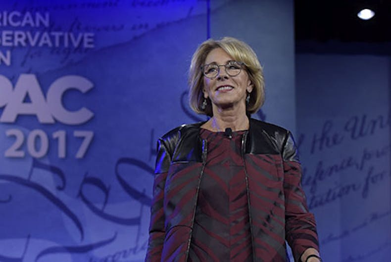 Betsy DeVos Betsy Devos at CPAC 2017