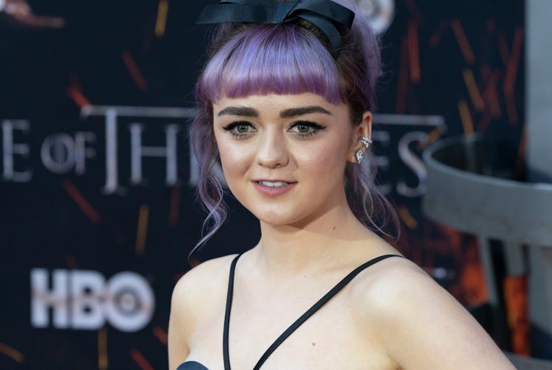 Maisie-Williams-purple-hair Arya Stark will continue slaying in her new post-Game of Thrones role