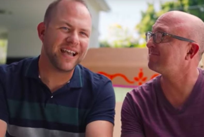 Enfamil commercial, gay dads, same-sex couple