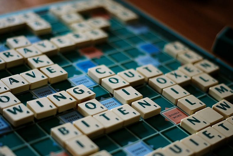 scrabble Scrabble board
