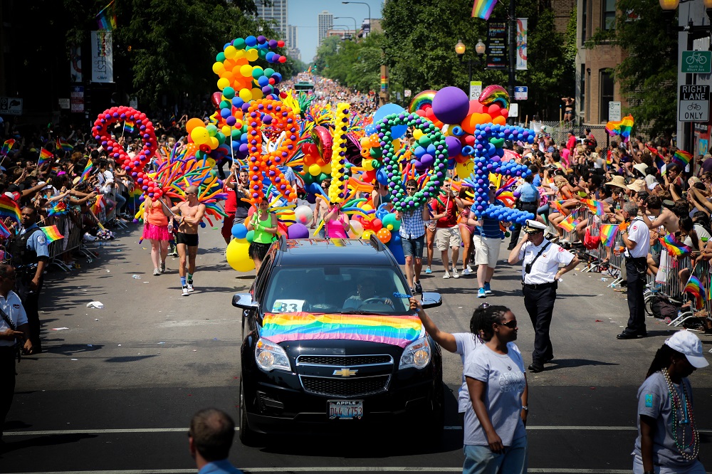 violence at gay pride parade chicago