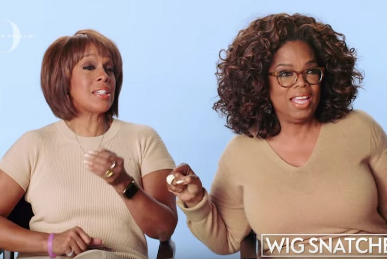 oprah-gayle-wig-snatched Oprah and Gayle talking about wigs getting snatched
