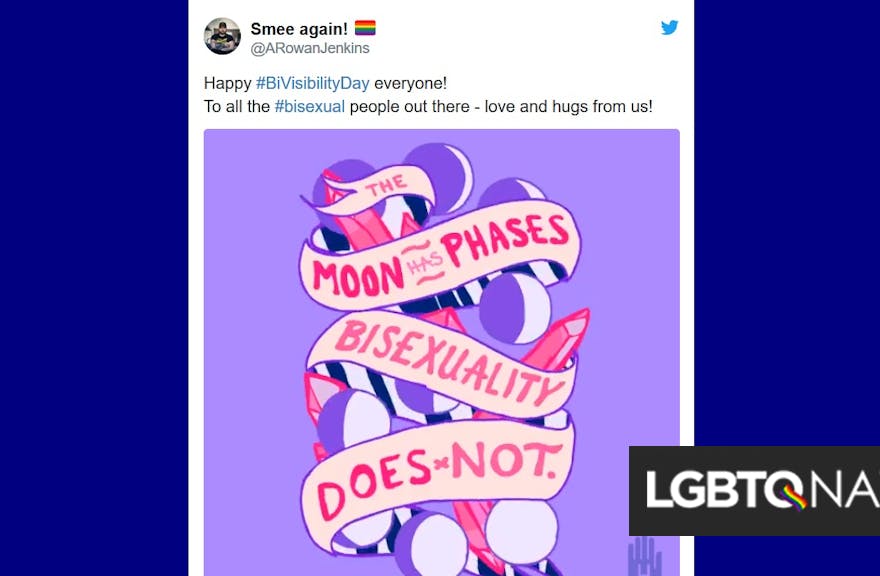 Bisexual People Lit Up Twitter For The 20th Bi Visibility Day Lgbtq