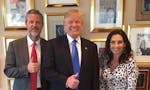 Jerry Falwell Jr posts &#038; deletes naughty pic from yacht with young &#8220;friend&#8221;
