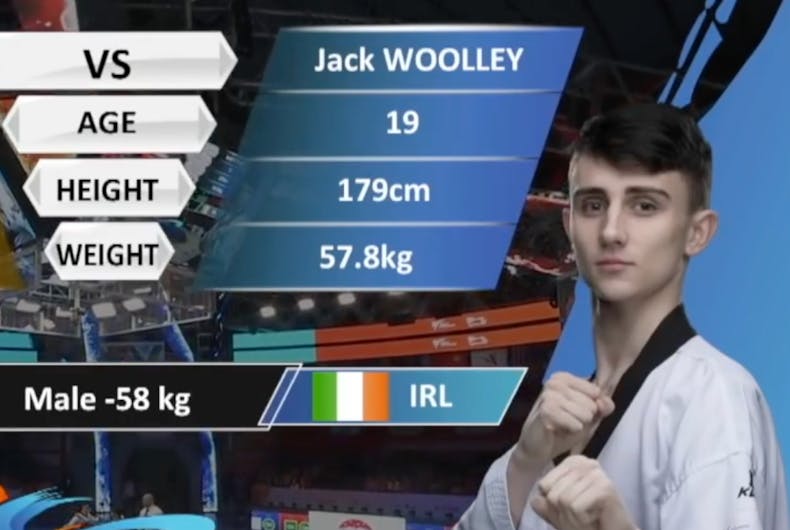 Out Irish Olympian Jack Woolley