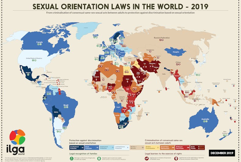 map_sexual_orientation_laws_dec2019hi Carte ILGA des lois LGBTQ